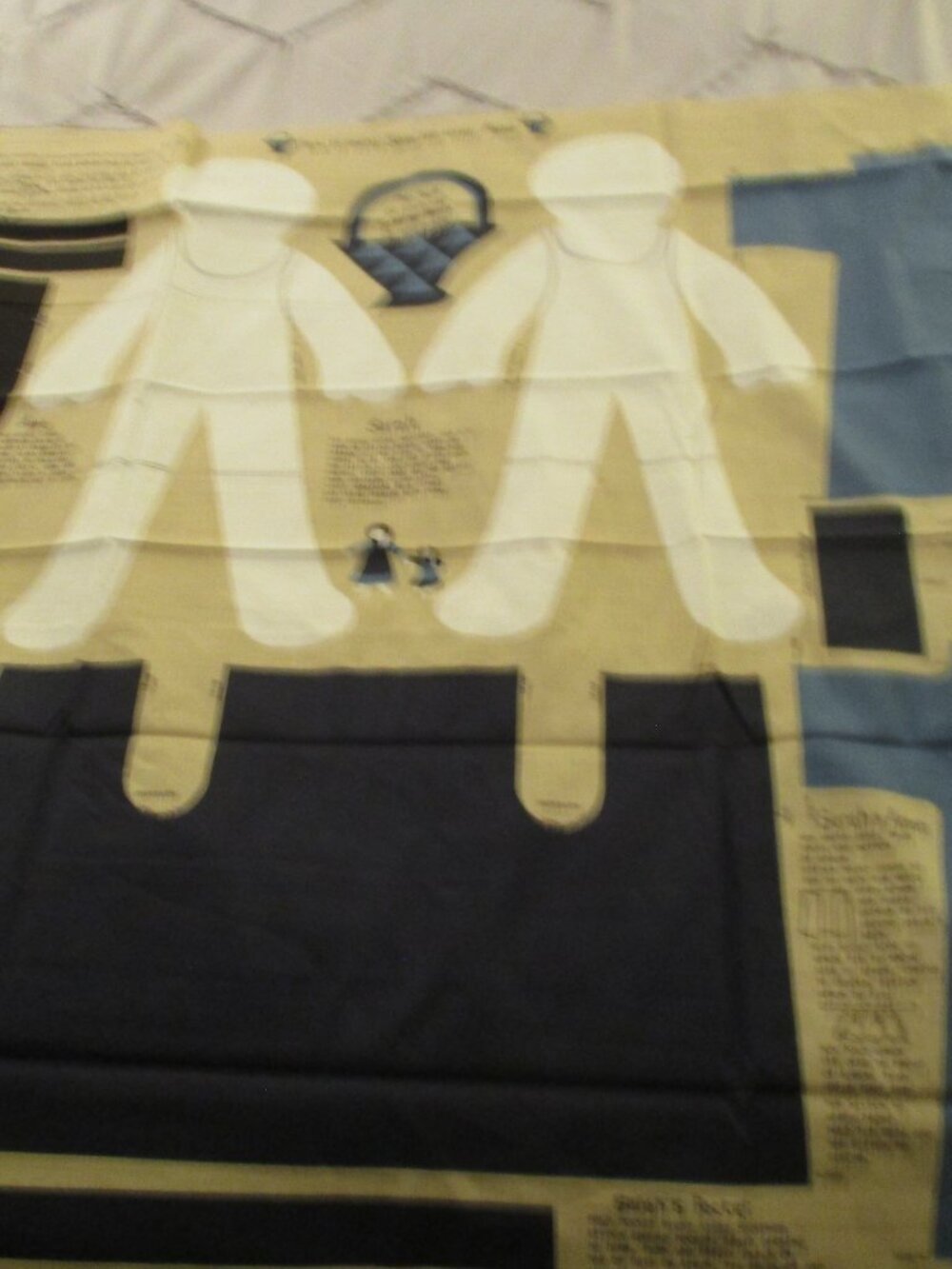 Vintage Country Gentle Sarah & Little Anne Fabric Doll Cut Outs Craft Project